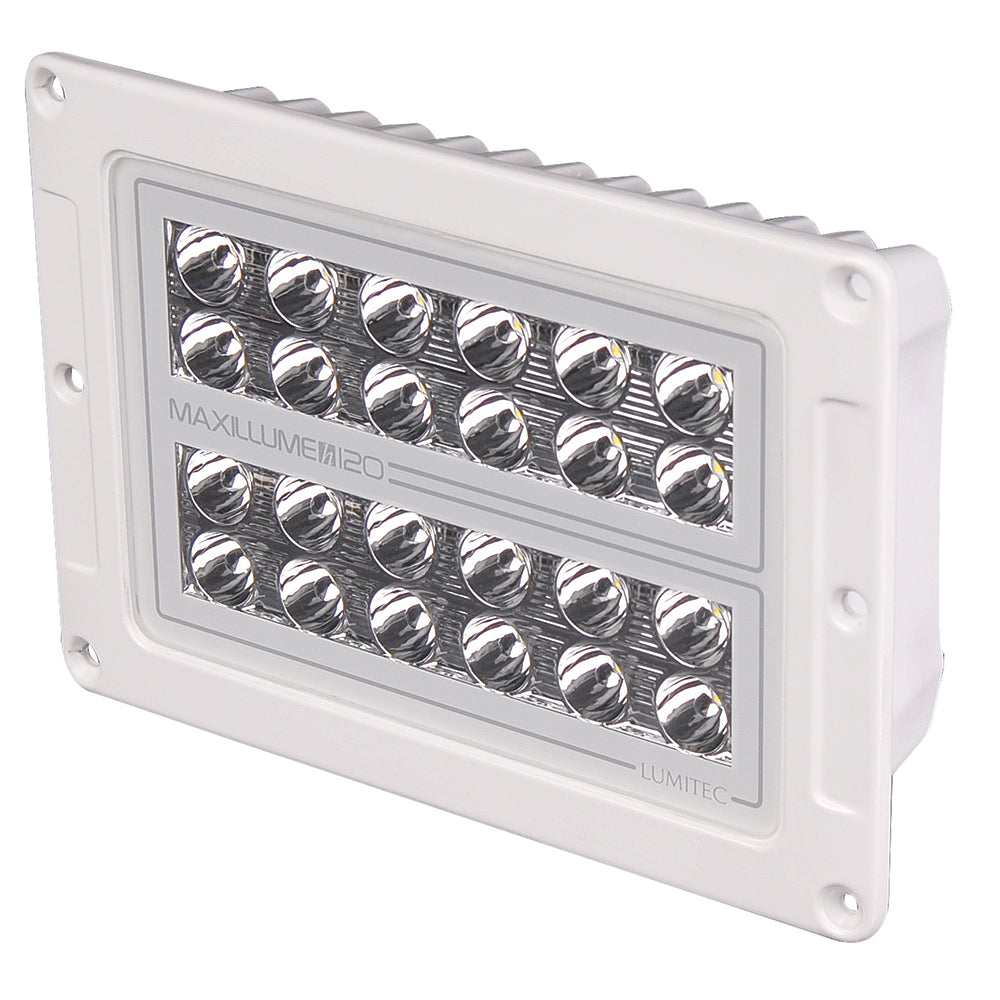 Lumitec Maxillume h120 Flush Mount Flood Light White Housing White Dimming