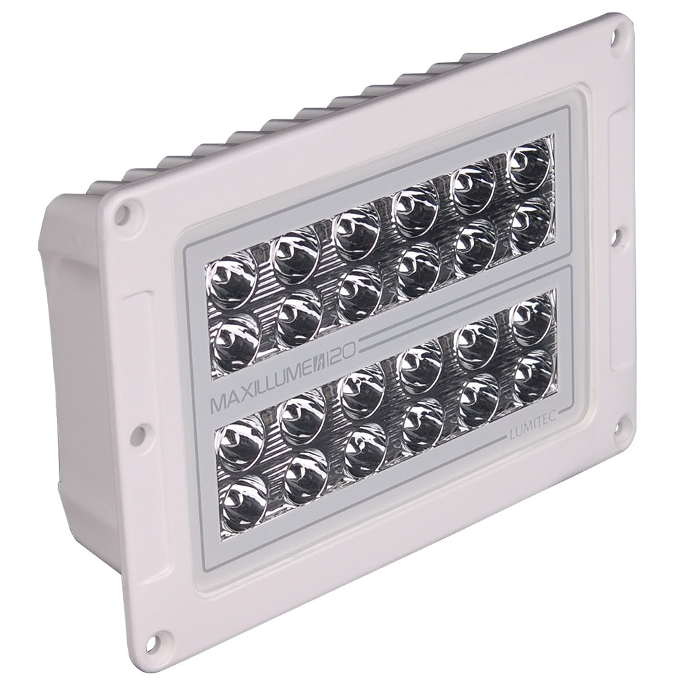 Lumitec Maxillume h120 Flush Mount Flood Light White Housing White Dimming