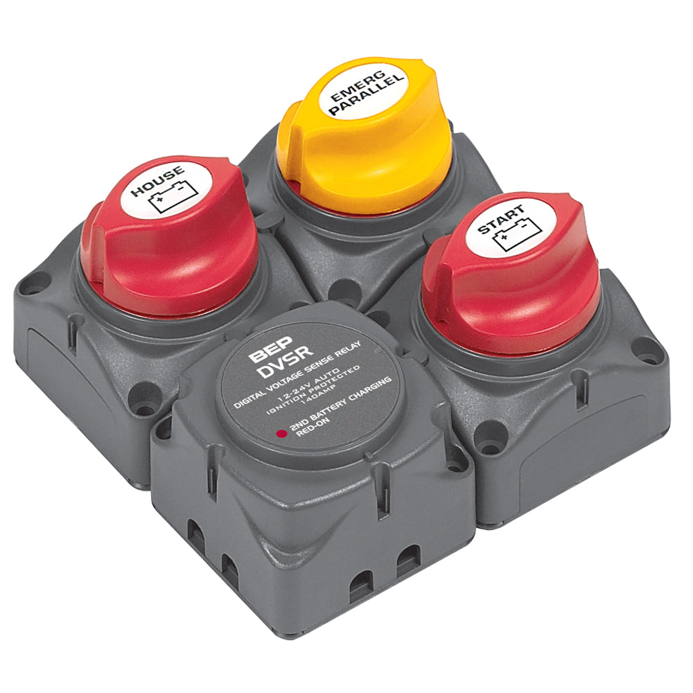 BEP Square Battery Distribution Cluster fSingle Engine wTwo Battery Banks