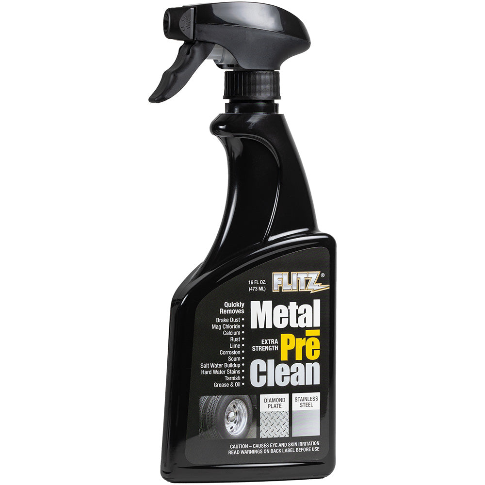 Flitz Metal PreClean All Metals Icluding Stainless Steel 16oz Spray Bottle
