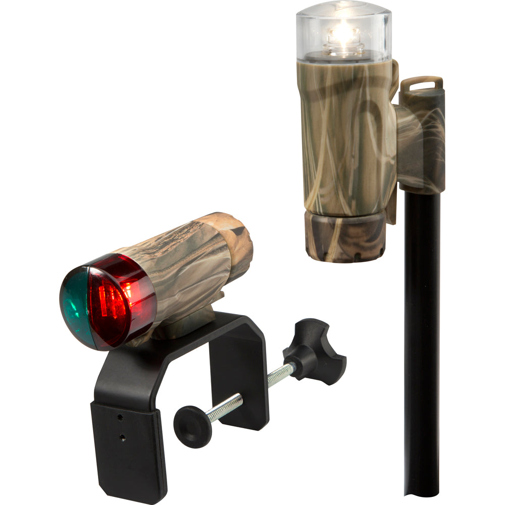 Attwood ClampOn Portable LED Light Kit RealTree Max4 Camo