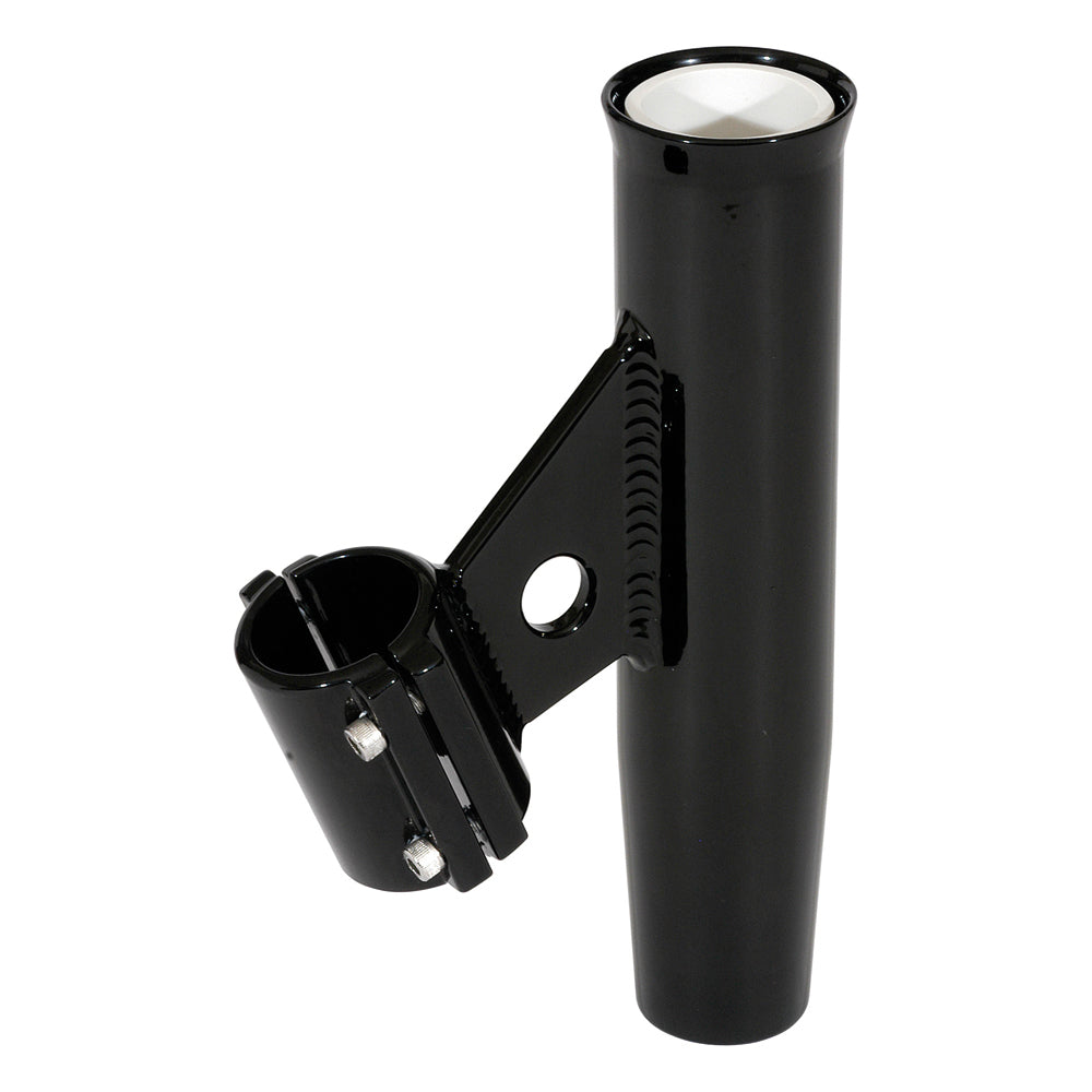 Lees ClampOn Rod Holder Black Aluminum Vertical Mount Fits 2375 OD Pipe