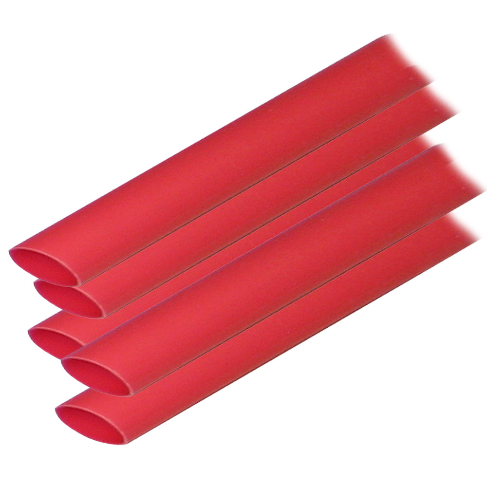 Ancor Adhesive Lined Heat Shrink Tubing ALT 12 x 12 5Pack Red