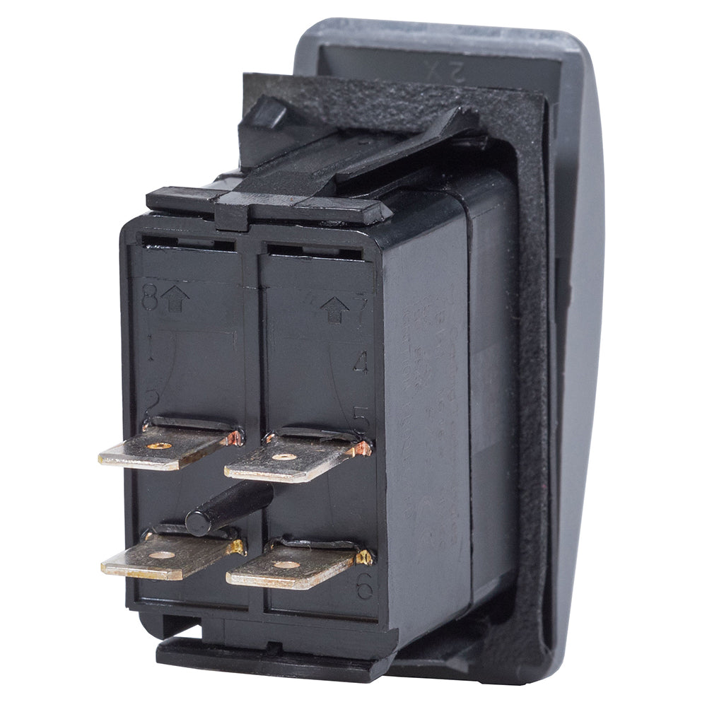 Blue Sea 7935 Contura II Switch DPST Black OFFON