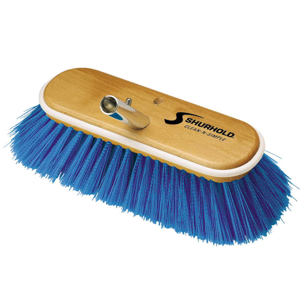 Shurhold 10 ExtraSoft Deck Brush Blue Nylon Bristles