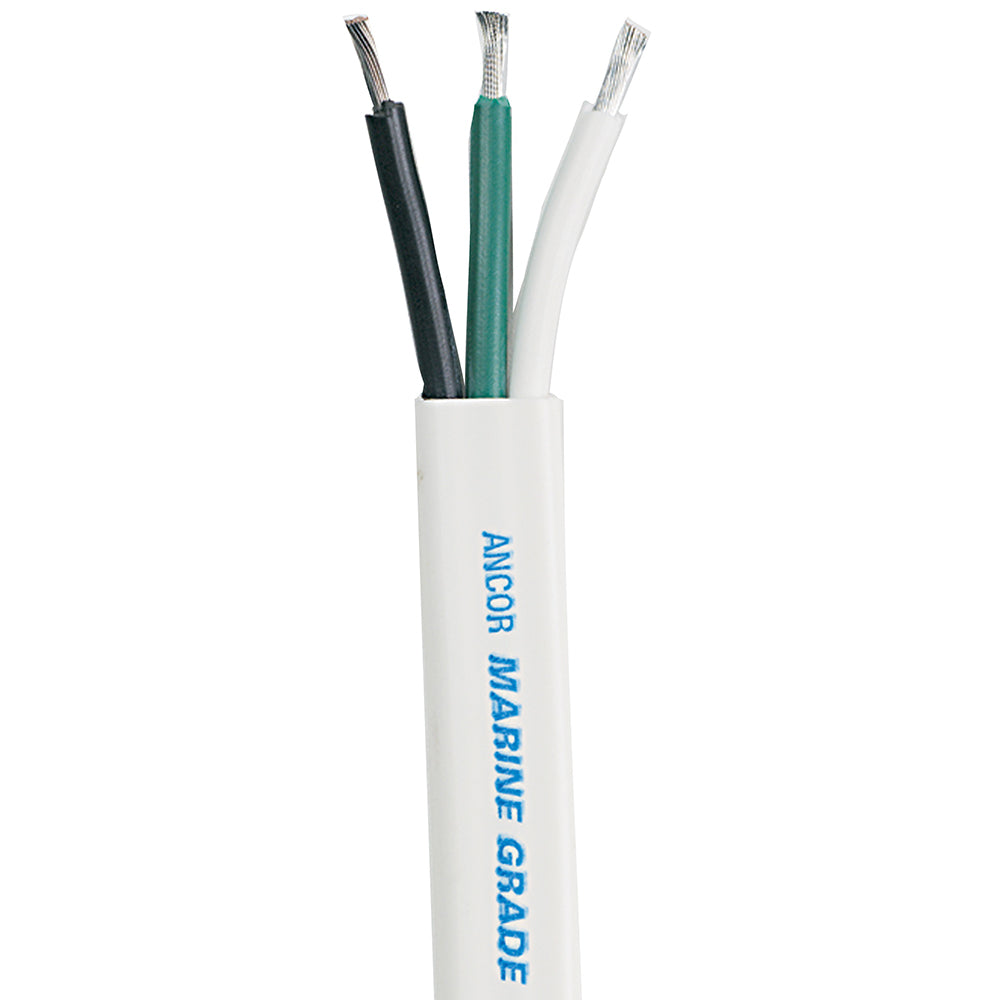 Ancor White Triplex Cable 83 AWG Flat 50