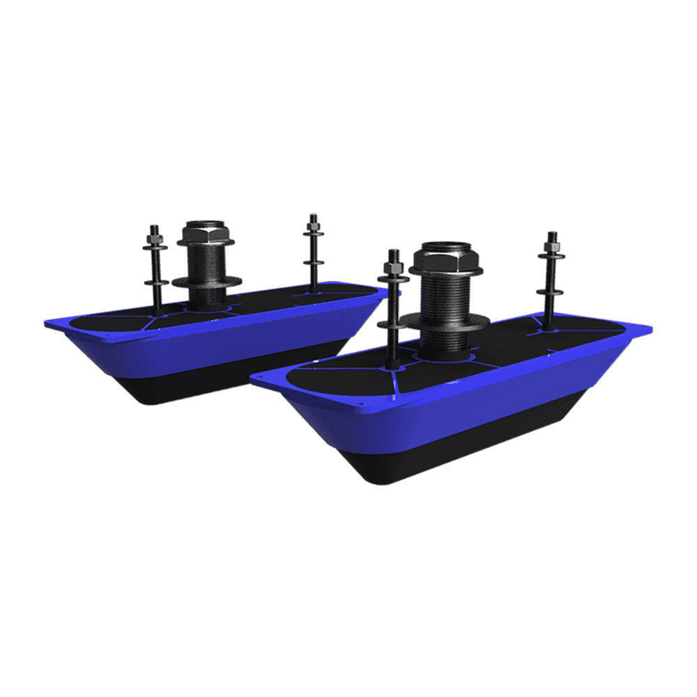 Navico StructureScan 3D Stainless Steel ThruHull Transducer Pair