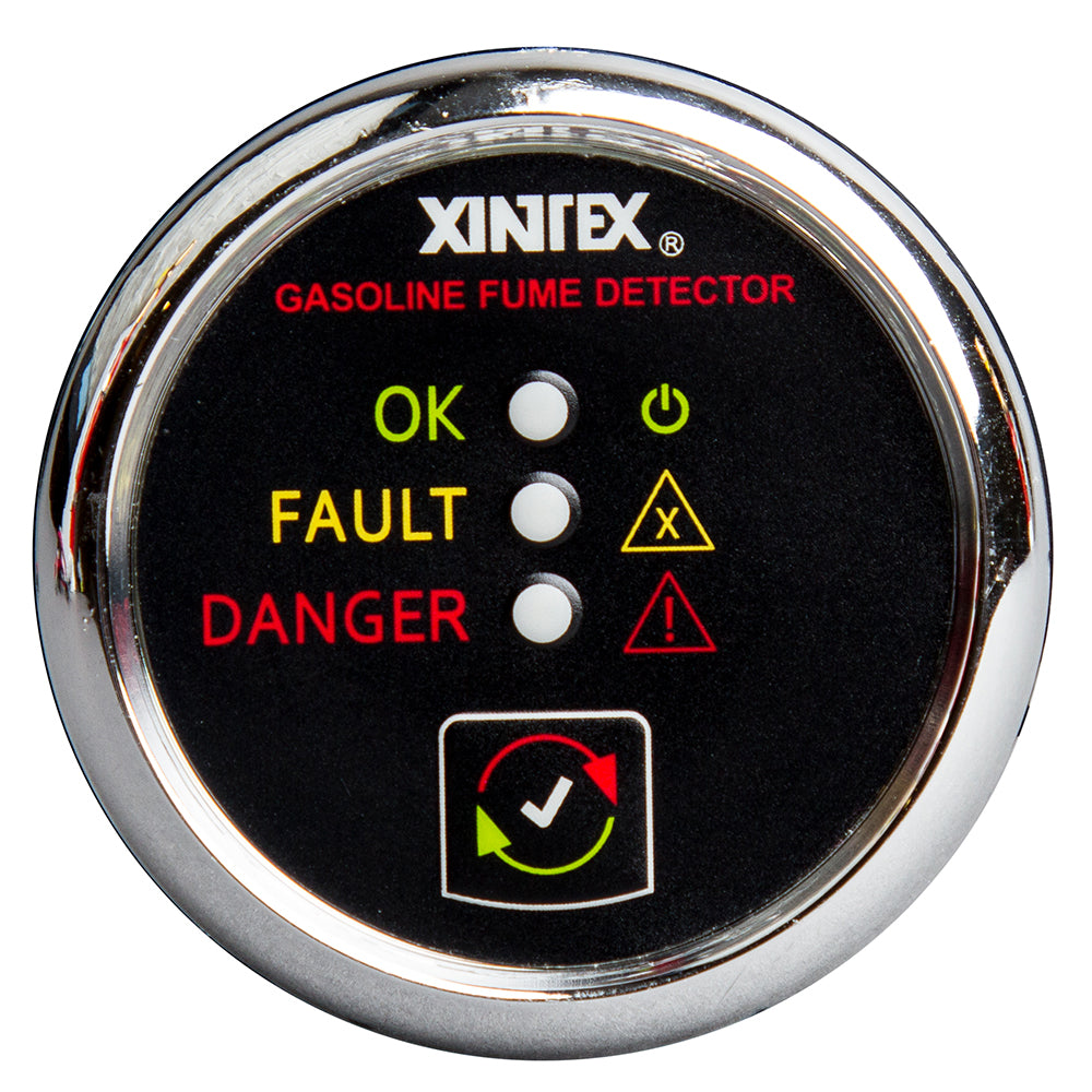 FireboyXintex Gasoline Fume Detector Chrome Bezel 1224V