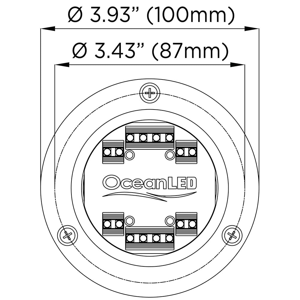 OceanLED Sport S3166S Underwater LED Light Ultra White