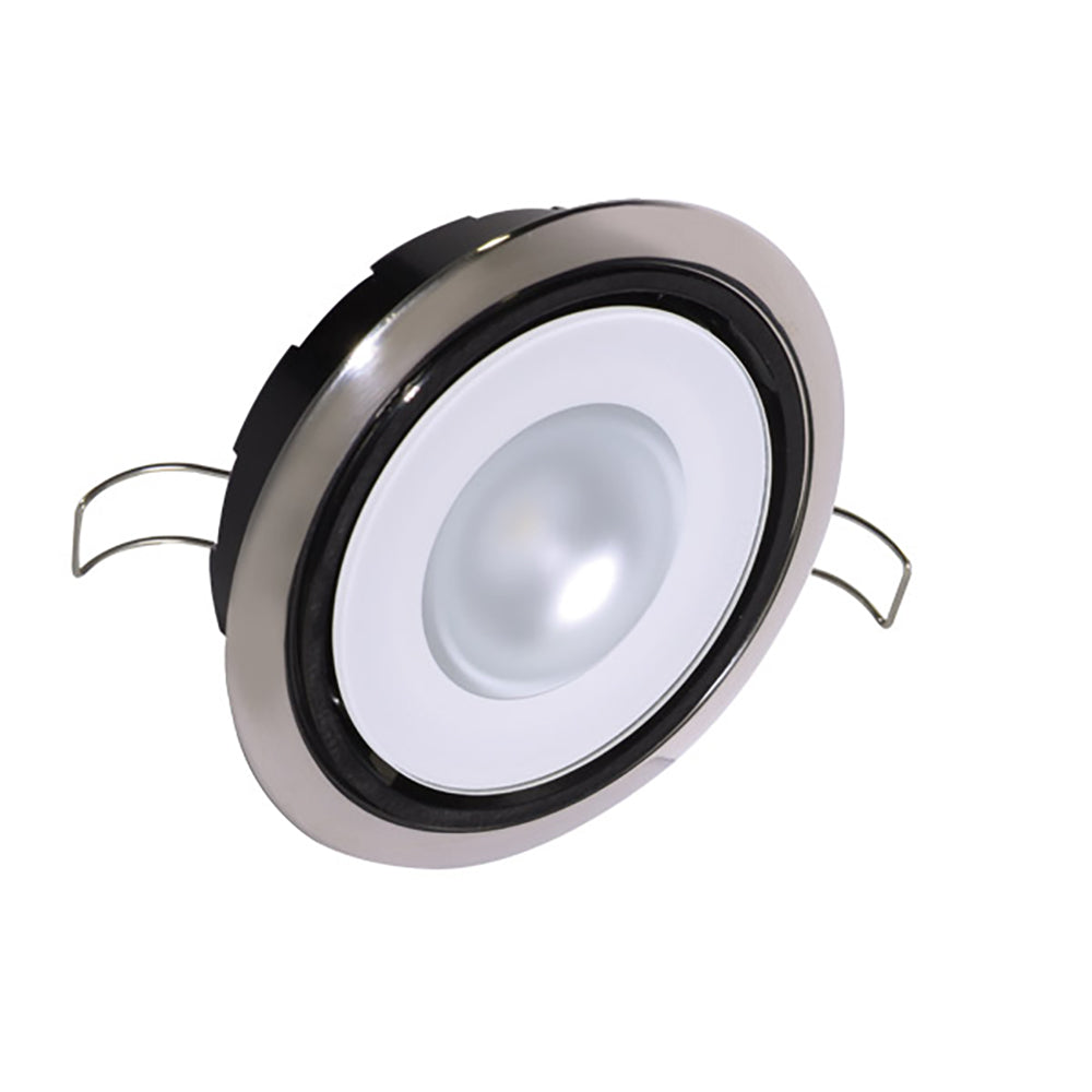 Lumitec Mirage Positionable Down Light Spectrum RGBW Dimming Polished Bezel