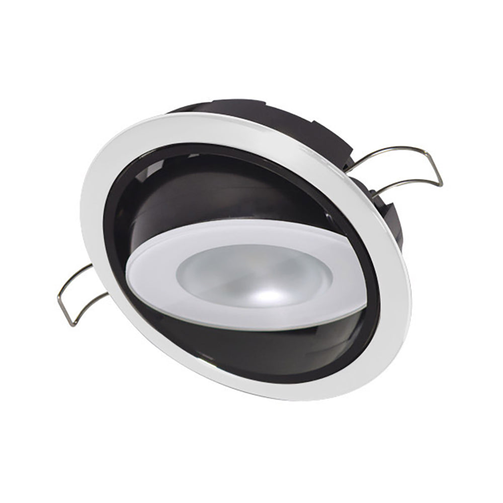 Lumitec Mirage Positionable Down Light Spectrum RGBW Dimming White Bezel