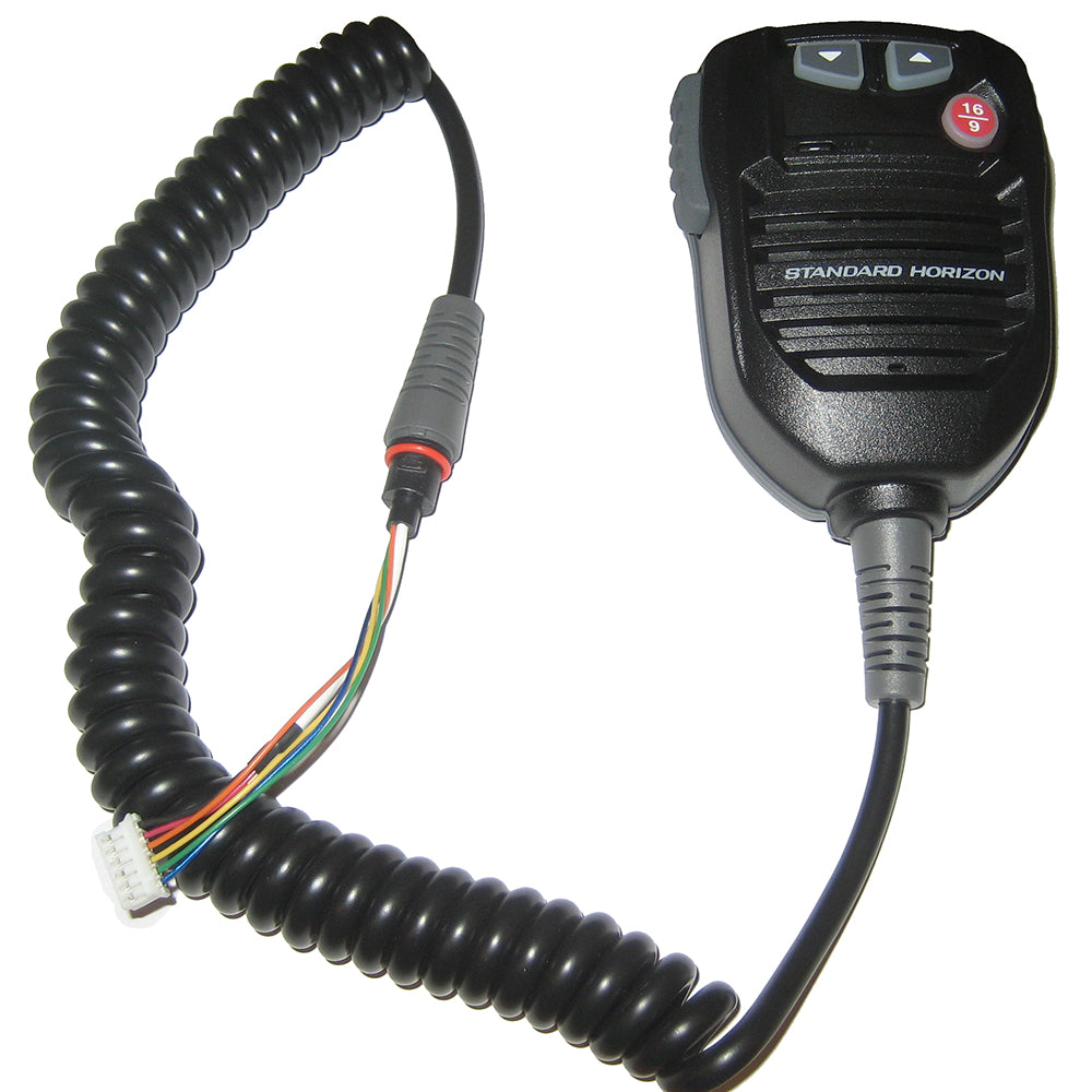 Standard Horizon Replacement VHF Mic fGX2000B GX2100B GX2150B GX2200B Black