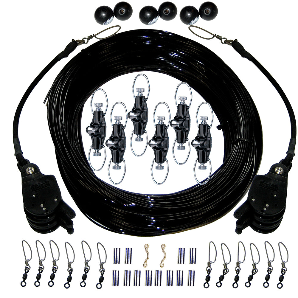 Rupp Triple Rigging Kit WLokUps NokOuts 460 Black Mono Cord