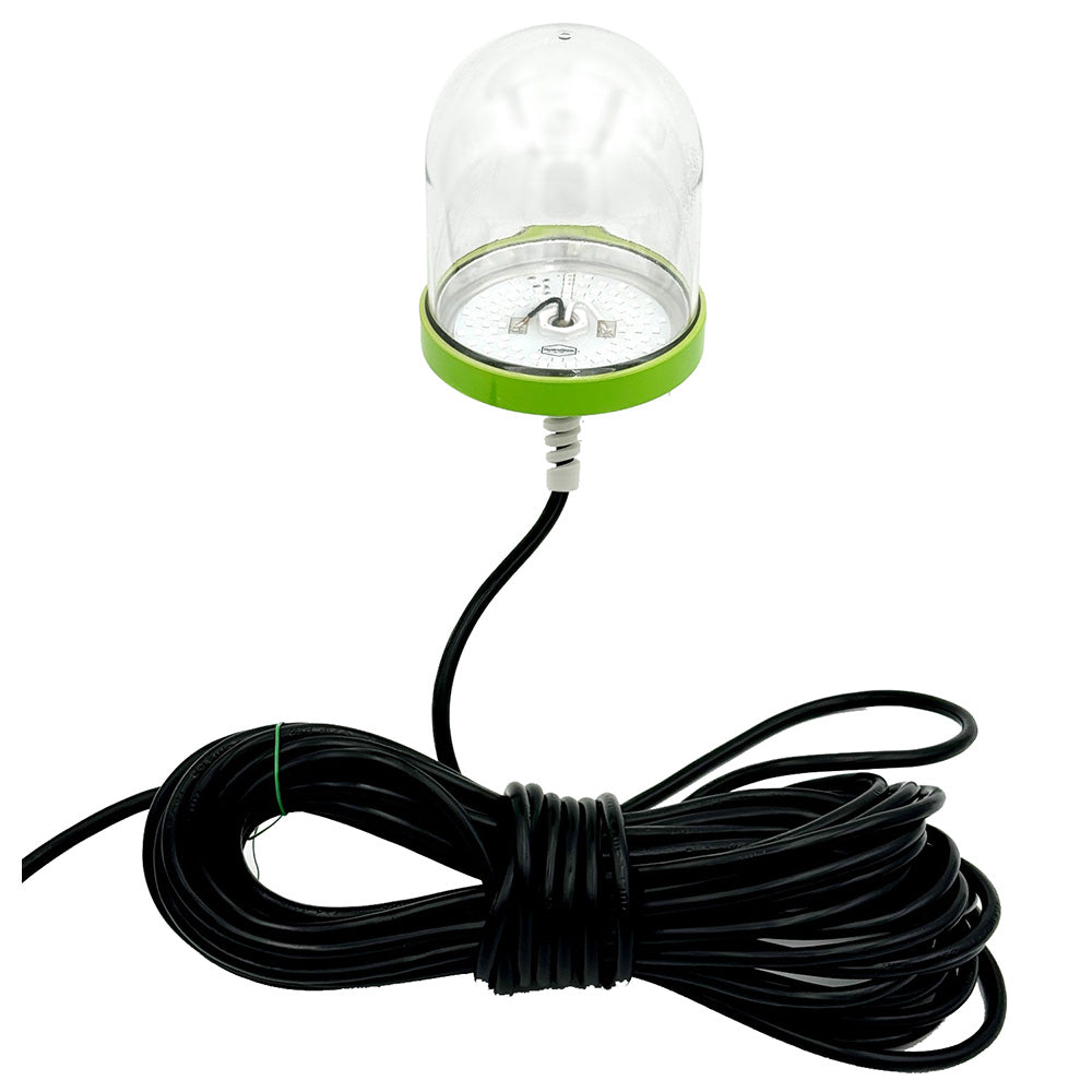 Hydro Glow SF100G 100W120VAC Underwater Dock Light Green Anchored To Bottom