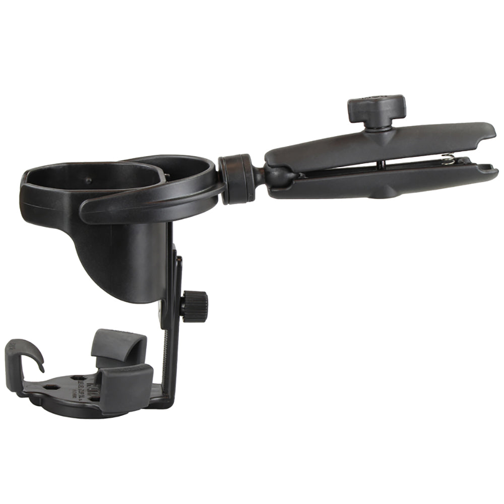 RAM Mount Level Cup XL wLong Double Socket Arm