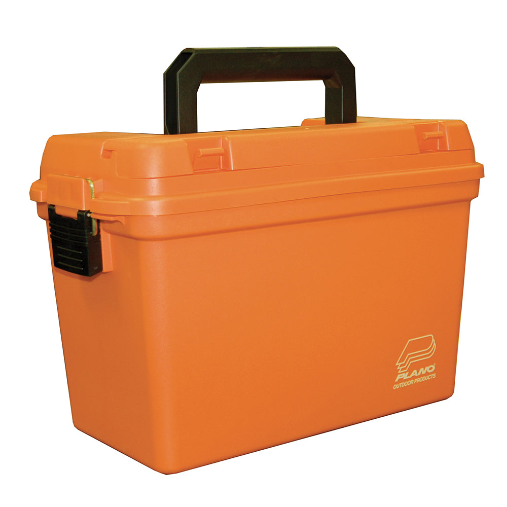 Plano Deep Emergency Dry Storage Supply Box wTray Orange