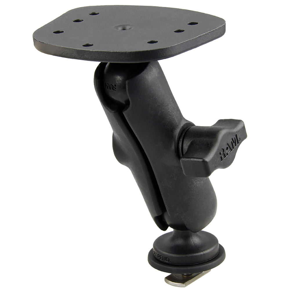 Ram Mount RAM Track Ball Mount with Marine Electronic Plate for the Eagle Cuda FishEasy Humminbird Piranha Lowrance X4
