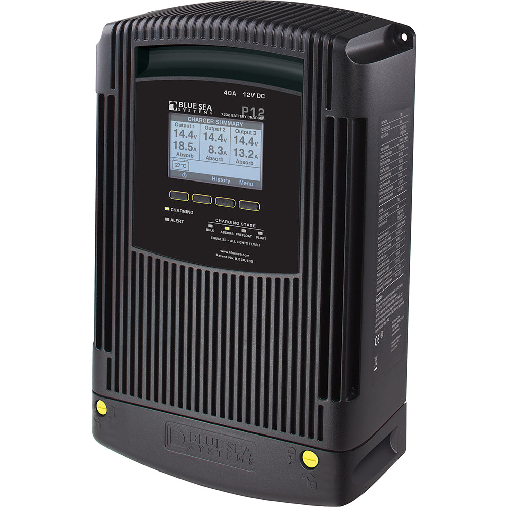 Blue Sea 7532 P12 Gen2 Battery Charger 40A 3Bank