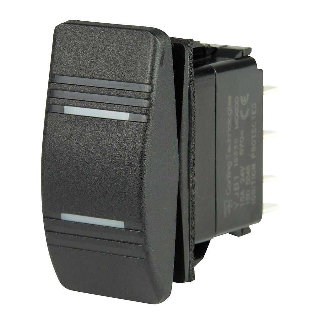 BEP DPDT Contura Switch 2Amber LEDs ONOFFON