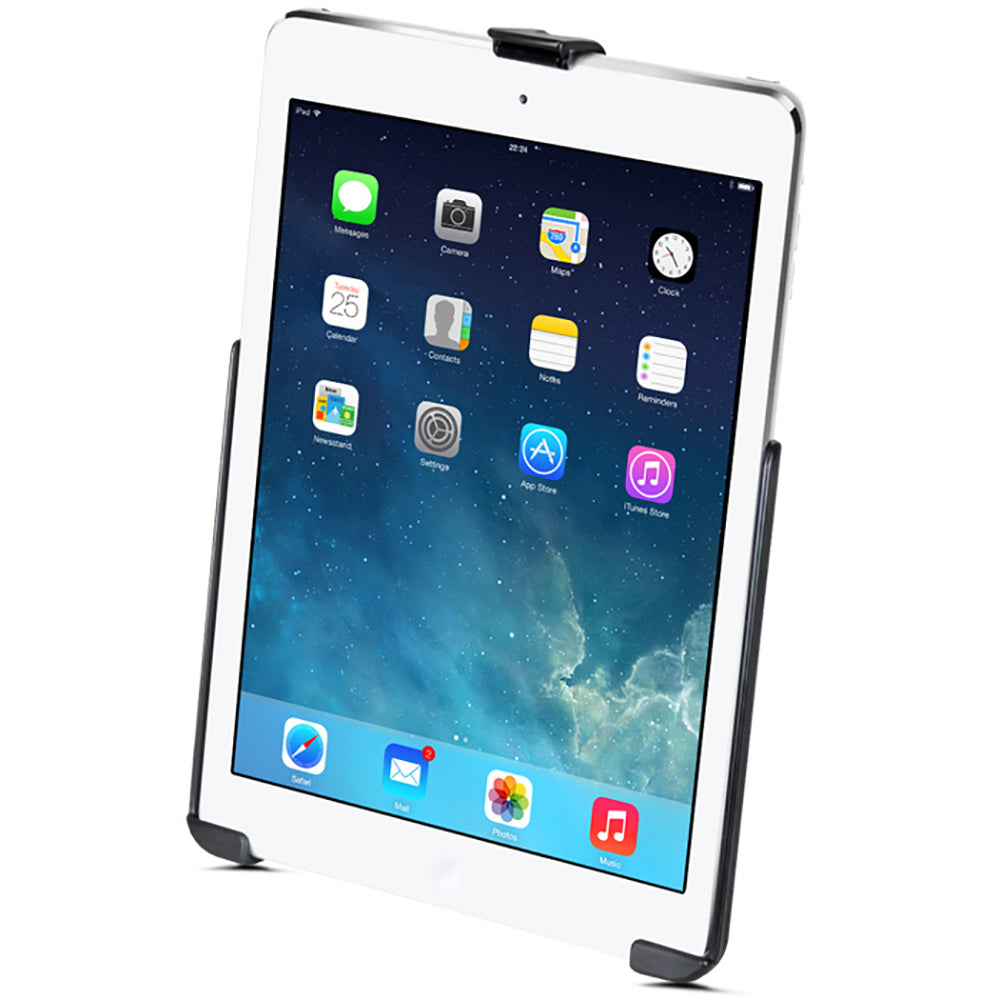 RAM Mount EZRollr Model Specific Cradle wRound Base Adapter for the iPad 5th Generation Apple iPad Air 12 iPad Pro 97