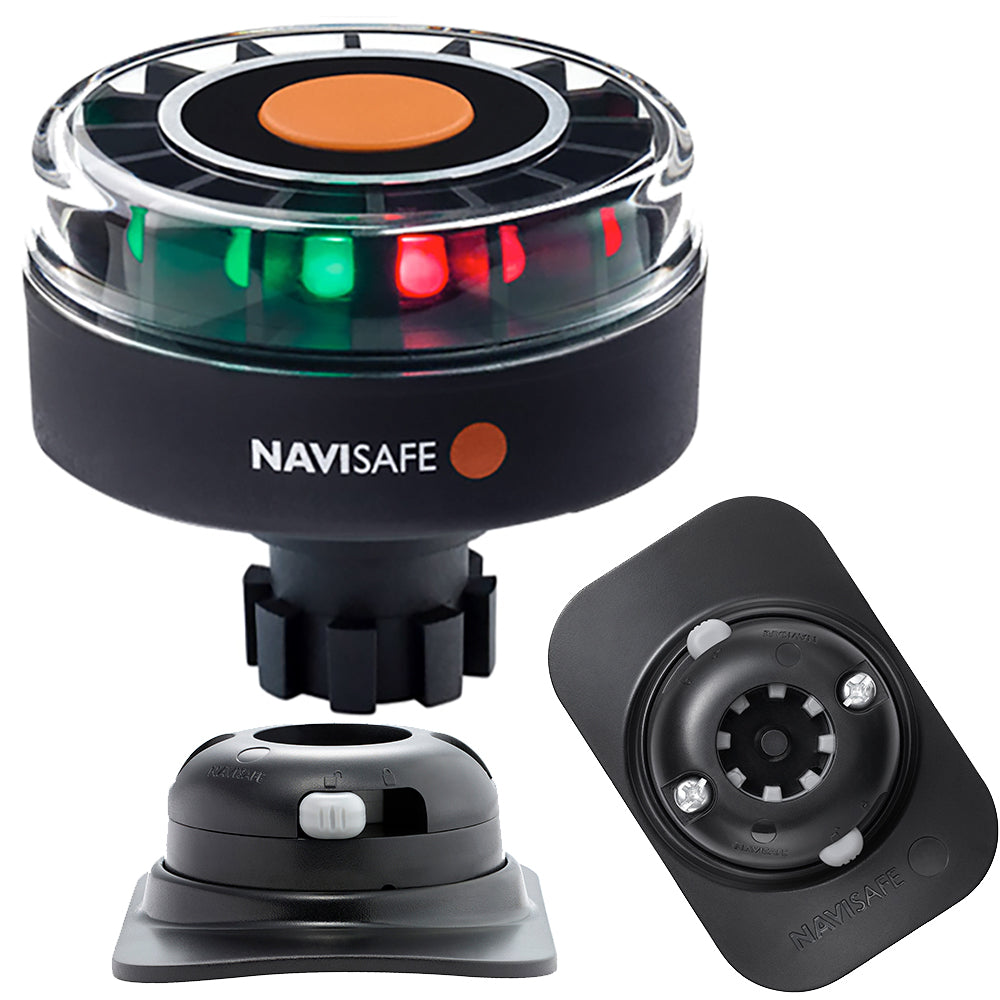 Navisafe Navilight Tricolor 2NM wNavibolt Base RIB Mount Black