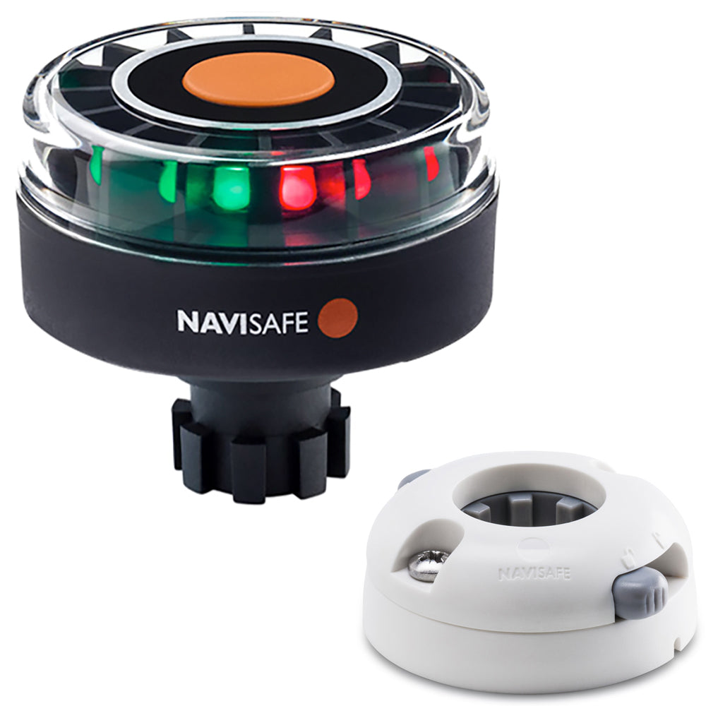 Navisafe Navilight Tricolor 2NM wNavibolt Base Horizontal Mount White
