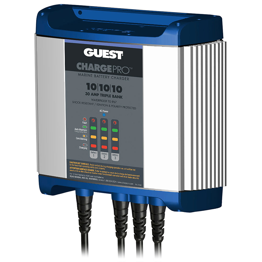 Guest OnBoard Battery Charger 30A 12V 3 Bank 120V Input 2731A