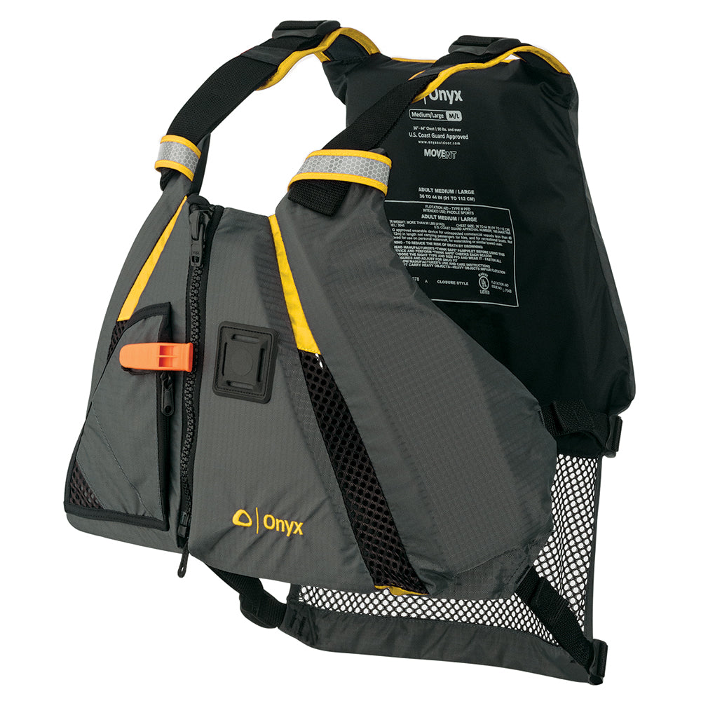 Onyx Movement Dynamic Paddle Sports Vest YellowGrey ML