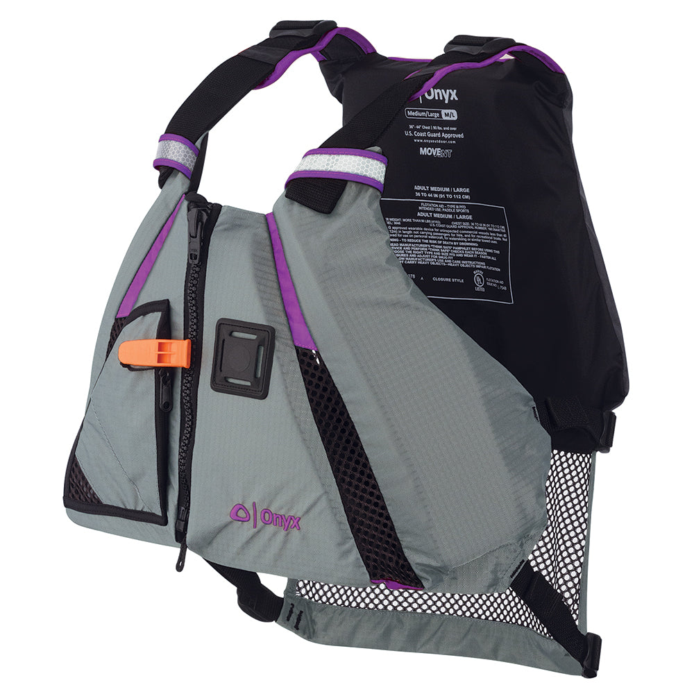 Onyx MoveVent Dynamic Paddle Sports Vest PurpleGrey ML