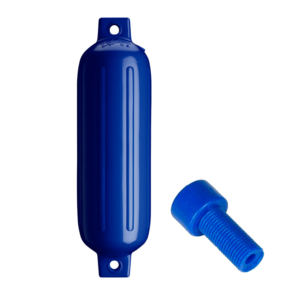 Polyform G3 Twin Eye Fender 55 x 19 Cobalt Blue wAdapter