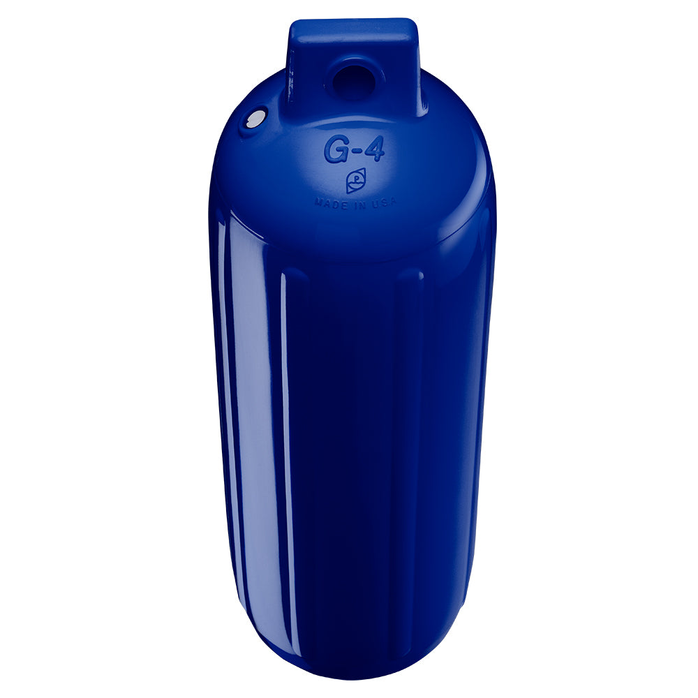 Polyform G4 Twin Eye Fender 65 x 22 Cobalt Blue wAdapter