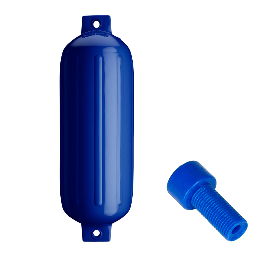 Polyform G5 Twin Eye Fender 88 x 268 Cobalt Blue wAdapter