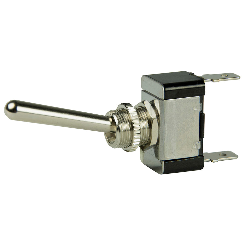 BEP SPST Chrome Plated Long Handle Toggle Switch ONOFF