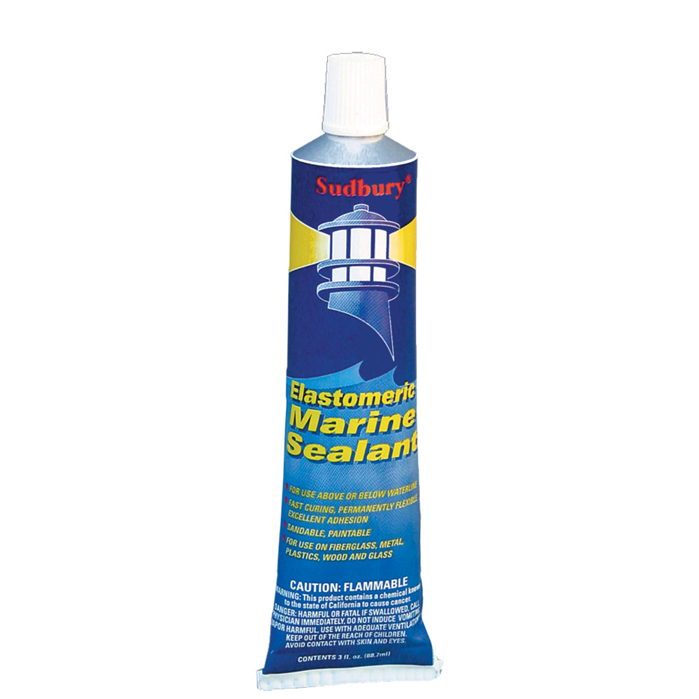 Sudbury Elastomeric 3 oz 89ml Sealant Tube White