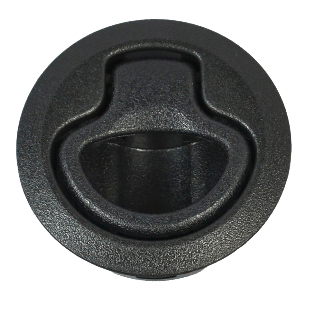 Southco Flush Pull Latch Pull To Open NonLocking Black Plastic