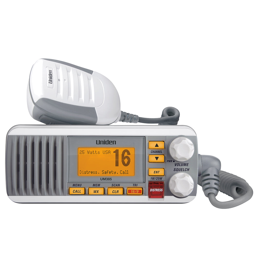 Uniden UM385 Fixed Mount VHF Radio White