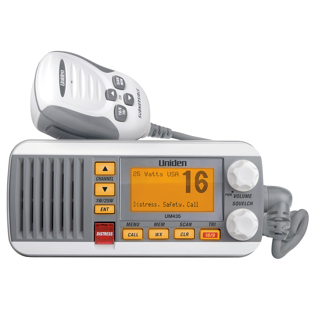 Uniden UM435 Fixed Mount VHF Radio White