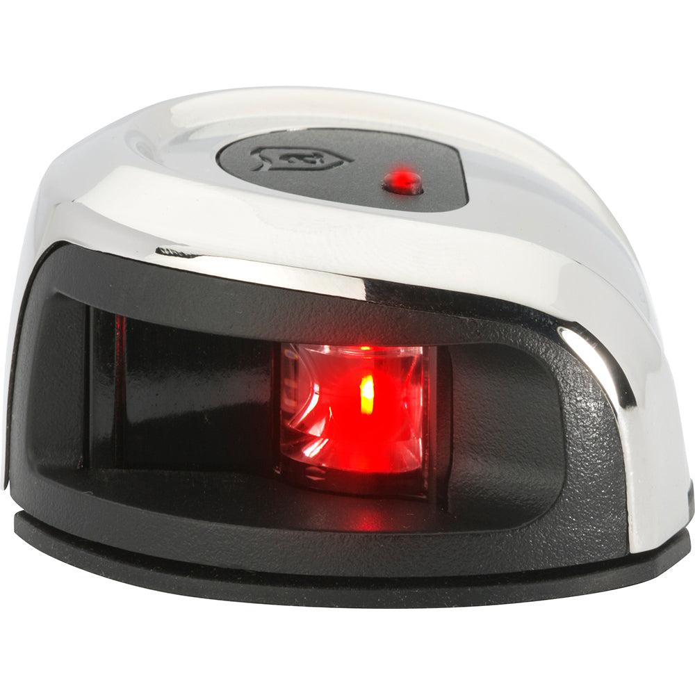 Attwood LightArmor Deck Mount Navigation Light Stainless Steel Port red 2NM