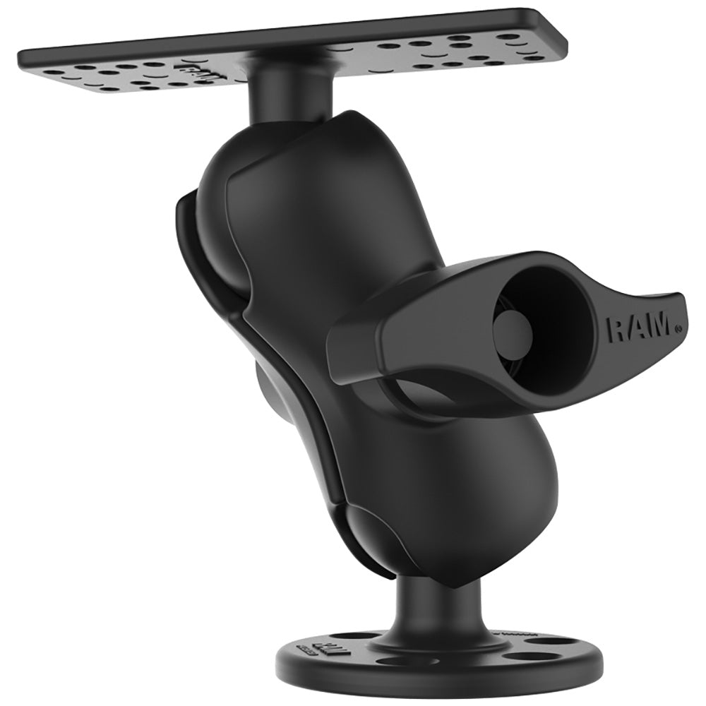 Ram Mount Universal D Size Ball Mount with Short Arm for 912 Fishfinders and Chartplotters