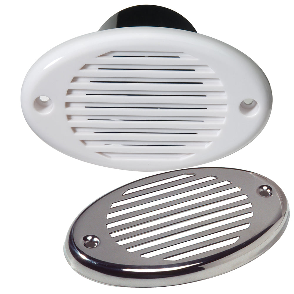 Innovative Lighting Marine Hidden Horn White wStainless Steel Overlay