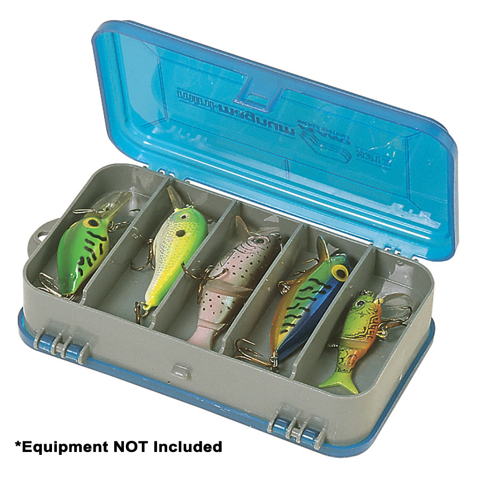 Plano DoubleSided Tackle Organizer Small SilverBlue