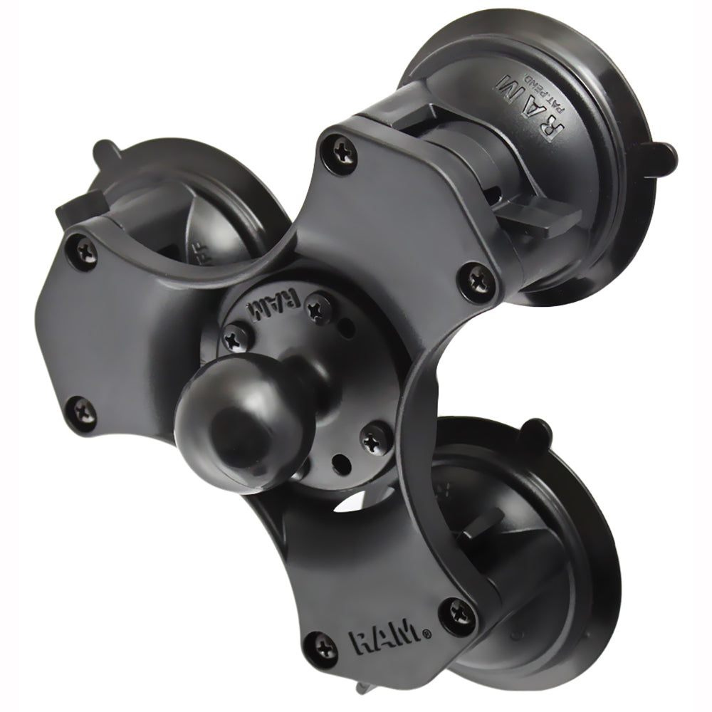RAM Mount Triple Suction Cup Base w15 Diameter Ball