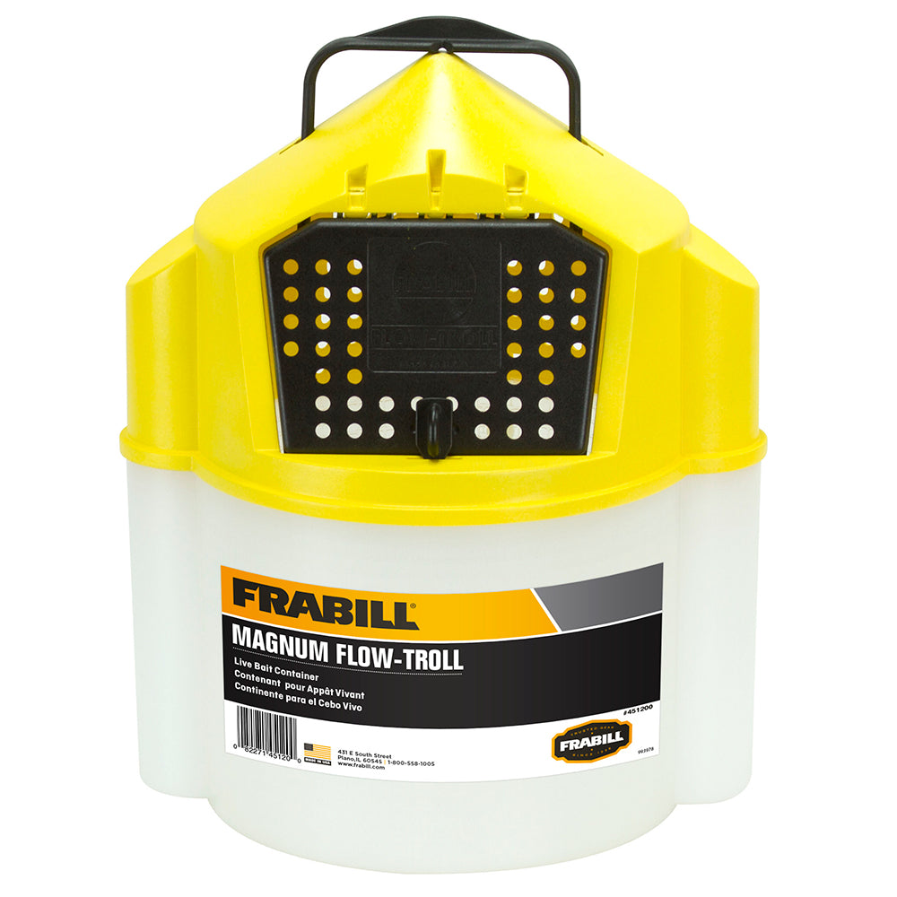 Frabill Magnum Flow Troll Bucket 10 Quart