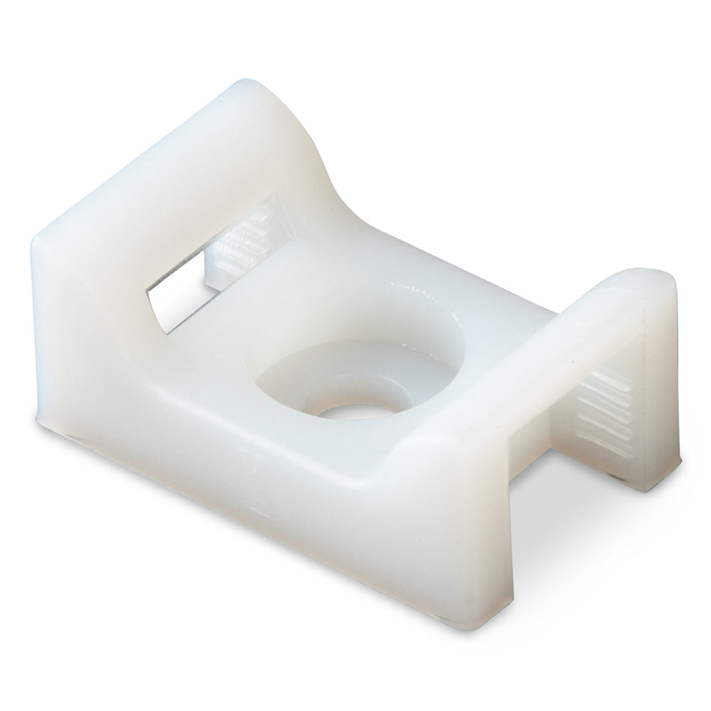 Ancor Cable Tie Mount Natural 8 Screw 100 Pieces Per Bag