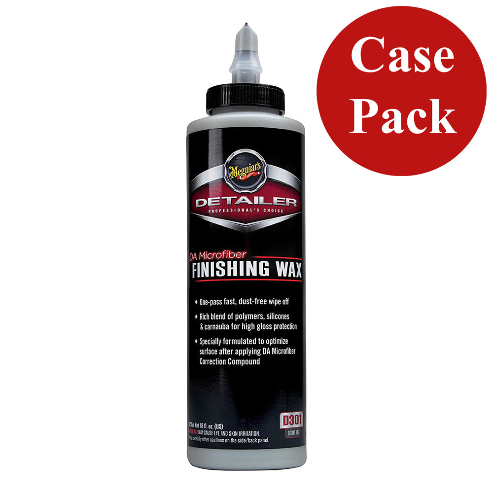 Meguiars DA Microfiber Finishing Wax 16oz Case of 6