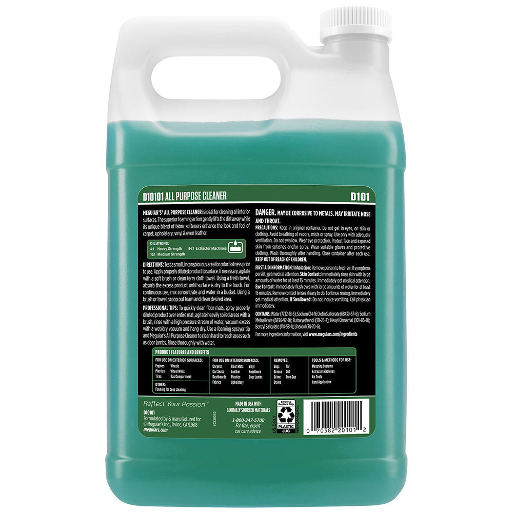 Meguiars Detailer All Purpose Cleaner 1Gallon Case of 4