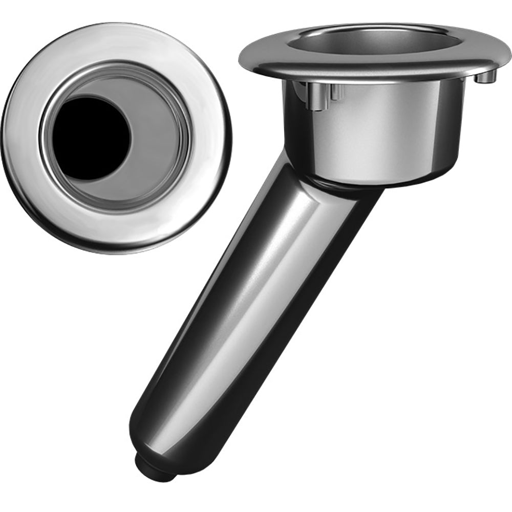 Mate Series Elite Screwless Stainless Steel 30 Rod Cup Holder Drain Round Top