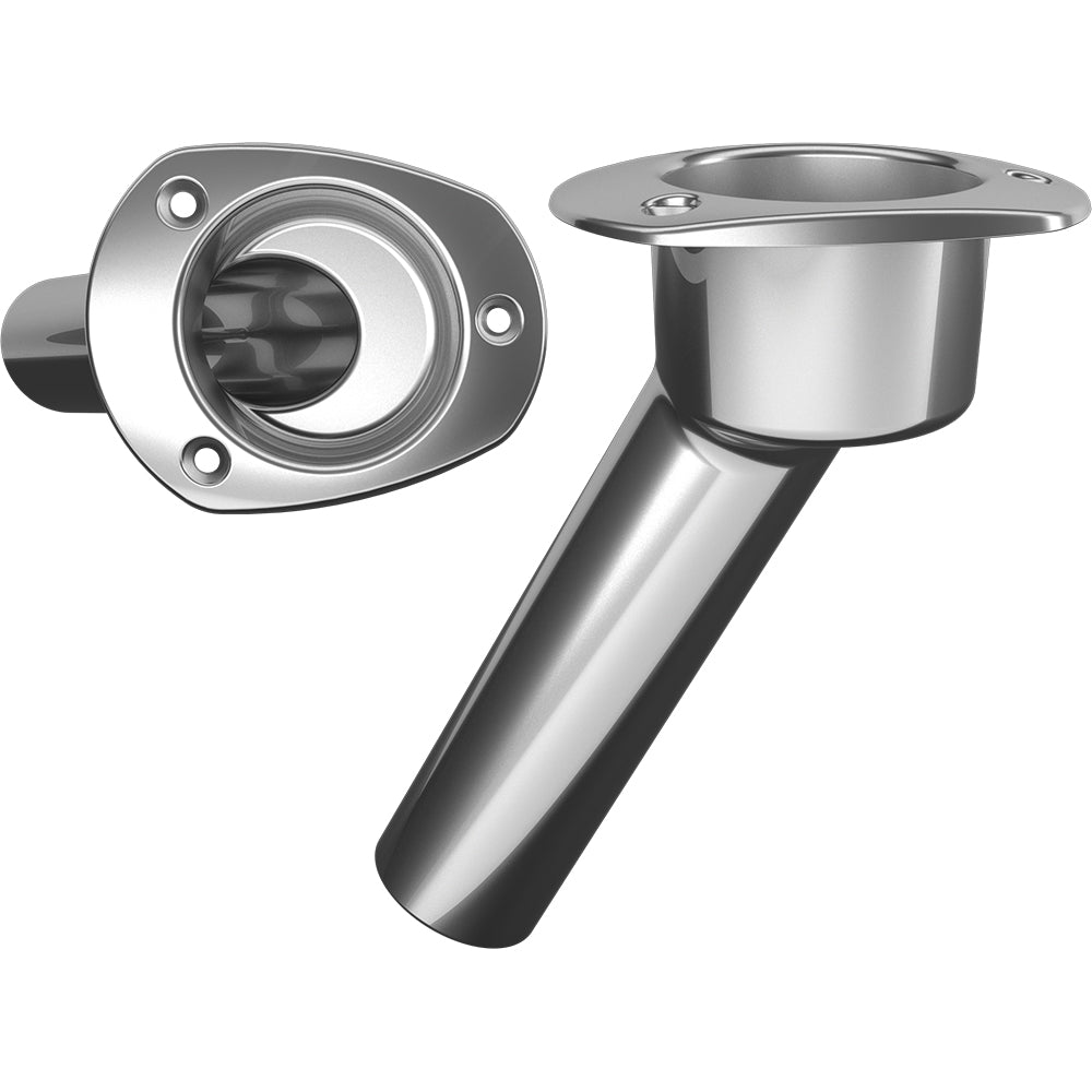 Mate Series Stainless Steel 30 Rod Cup Holder Open Oval Top