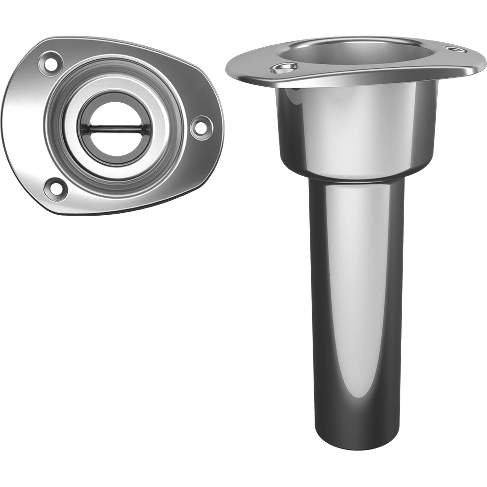 Mate Series Stainless Steel 0 Rod Cup Holder Open Oval Top