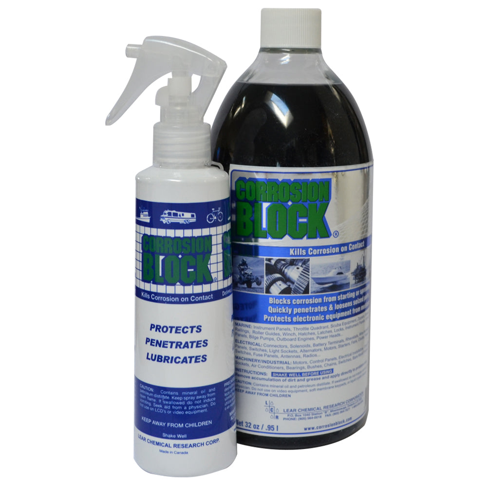 Corrosion Block 32oz Bottle wPump NonHazmat NonFlammable NonToxic